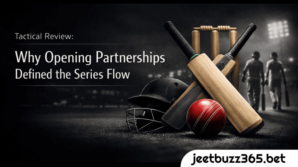 Tactical Review: Why Opening Partnerships Defined the Series Flow