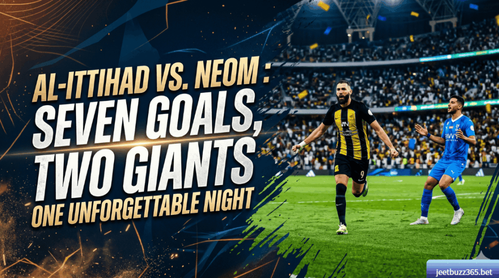 Al – Ittihad vs. Neom : Seven Goals, Two Giants, One Unforgettable Night