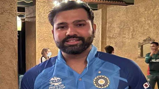 Rohit Sharma's World Cup jersey changed