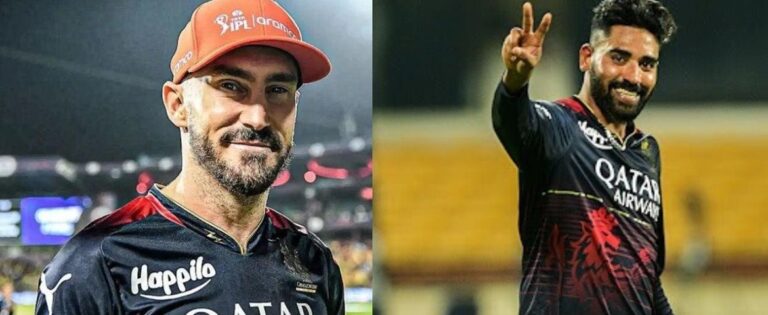 Du Plessis and Siraj