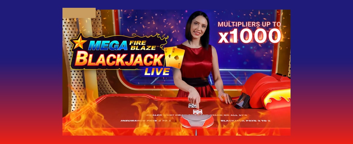 Live Mega Fire Blaze Blackjack