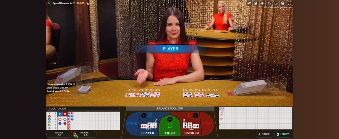 Live Speed Baccarat by Evolution Gaming
