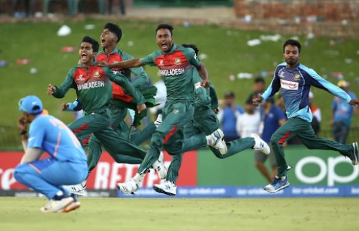 Bangladesh vs. India Historic ICC U19 CWC Final Match Highlights